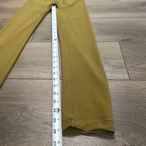 Hoi Bo High Top Chartreuse Green Super High Rise Leggings Size XS - Picture 9 of 11